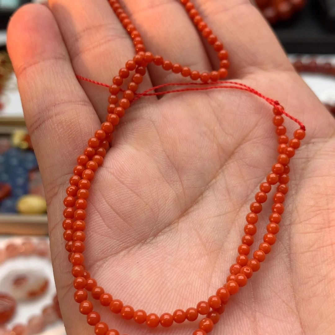 南红玛瑙手链未镶嵌2*