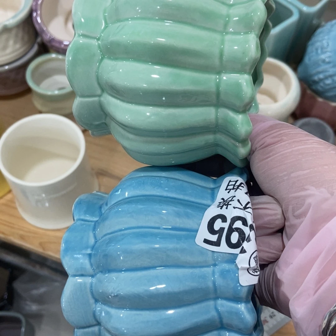 红陶高温陶瓷花盆