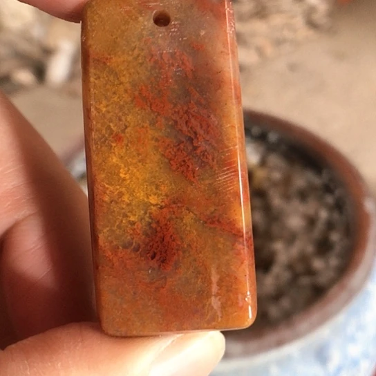 硅化玉吊坠未镶嵌