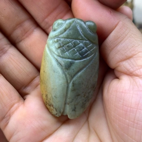 【闪购商品】未镶嵌岫岩河磨玉（透闪石质玉）挂件