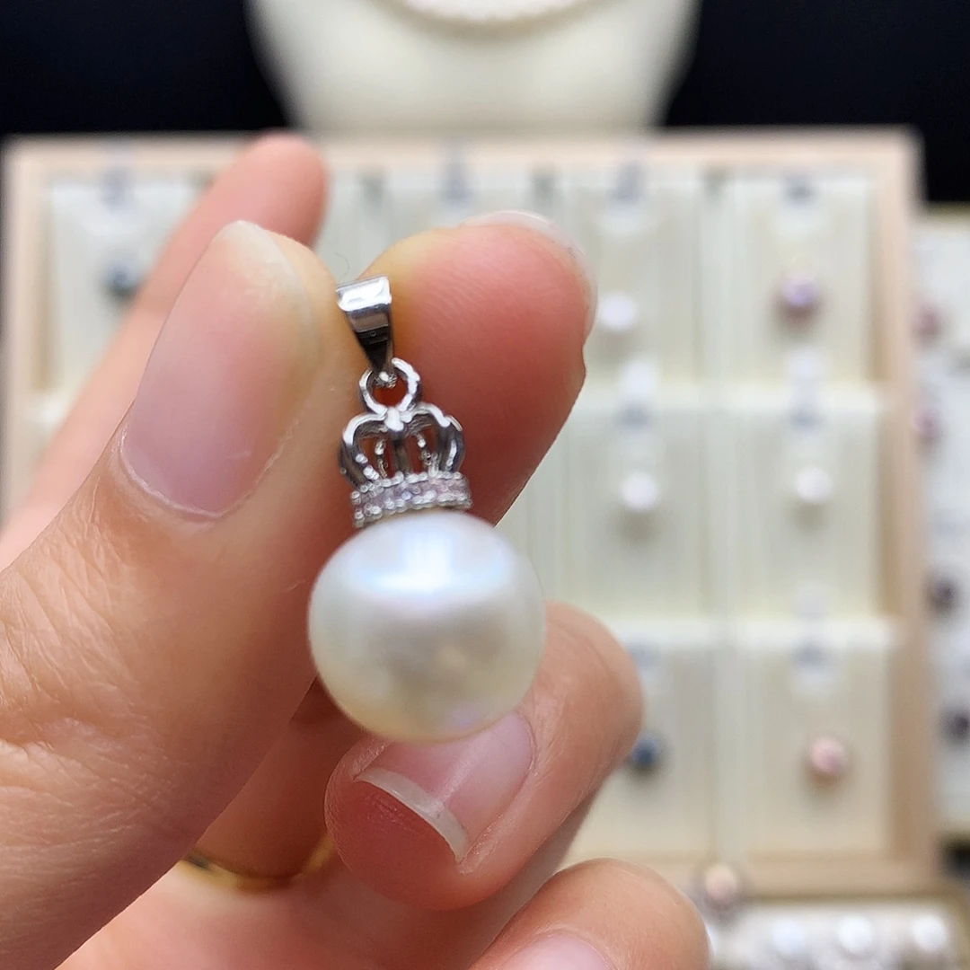 颈饰合金淡水珍珠