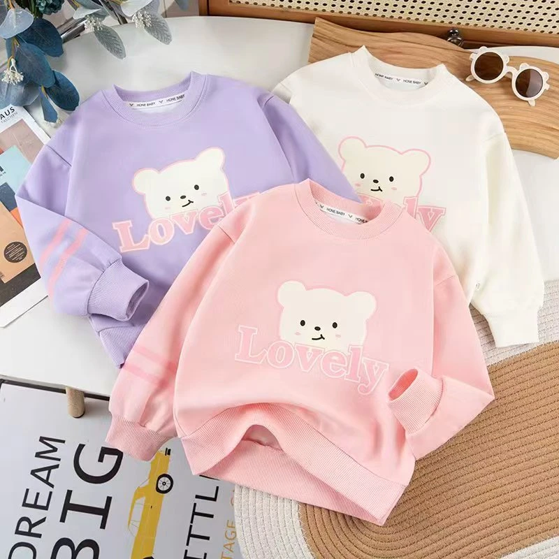 女童2025新款套头A类休闲卡通动漫春秋卫衣上衣童装女宝长袖韩版