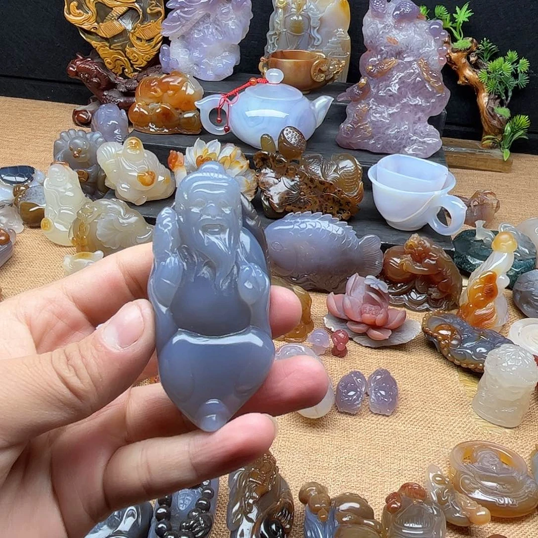 玛瑙/玉髓珠宝奇石未镶嵌自*