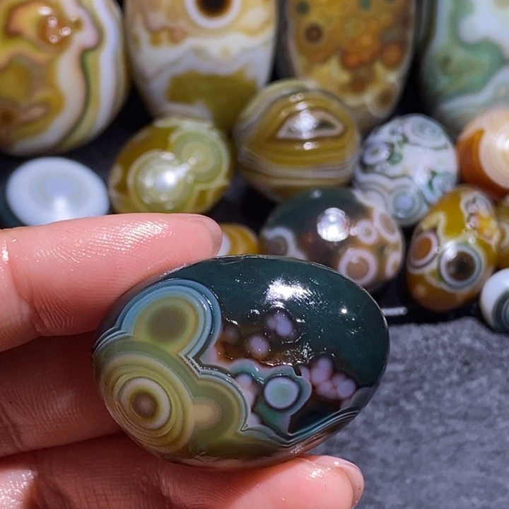 玛瑙/玉髓未镶嵌吊坠(不含链)42