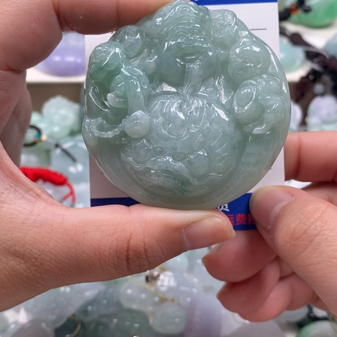 翡翠未镶嵌颈饰天然翡翠