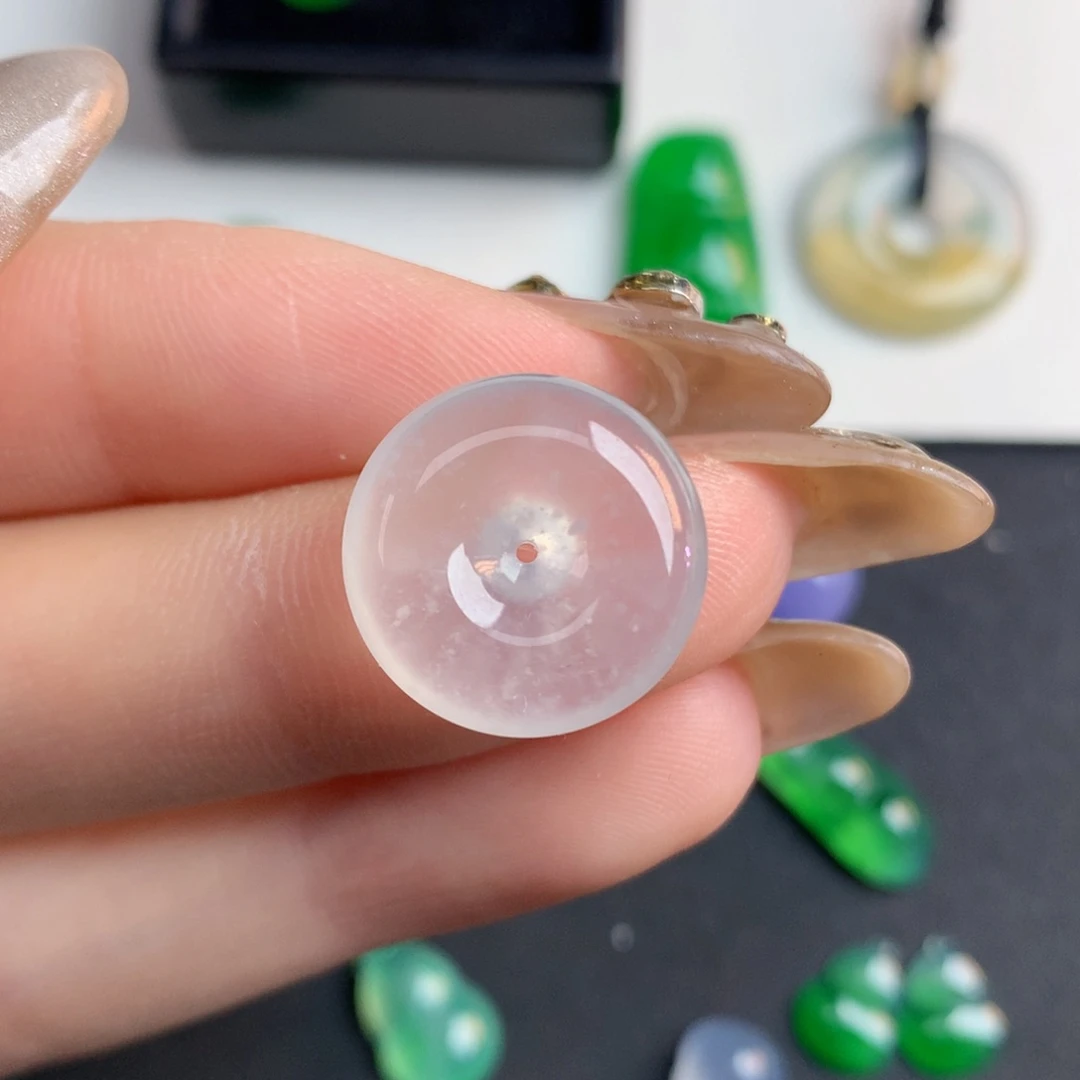 翡翠裸石15.83/5.78扣子扣子