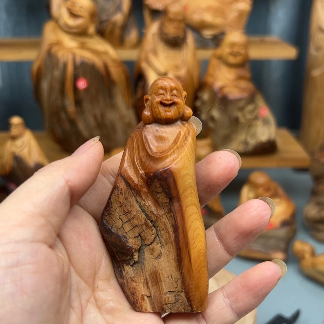 柏木崖柏木摆件手把件15