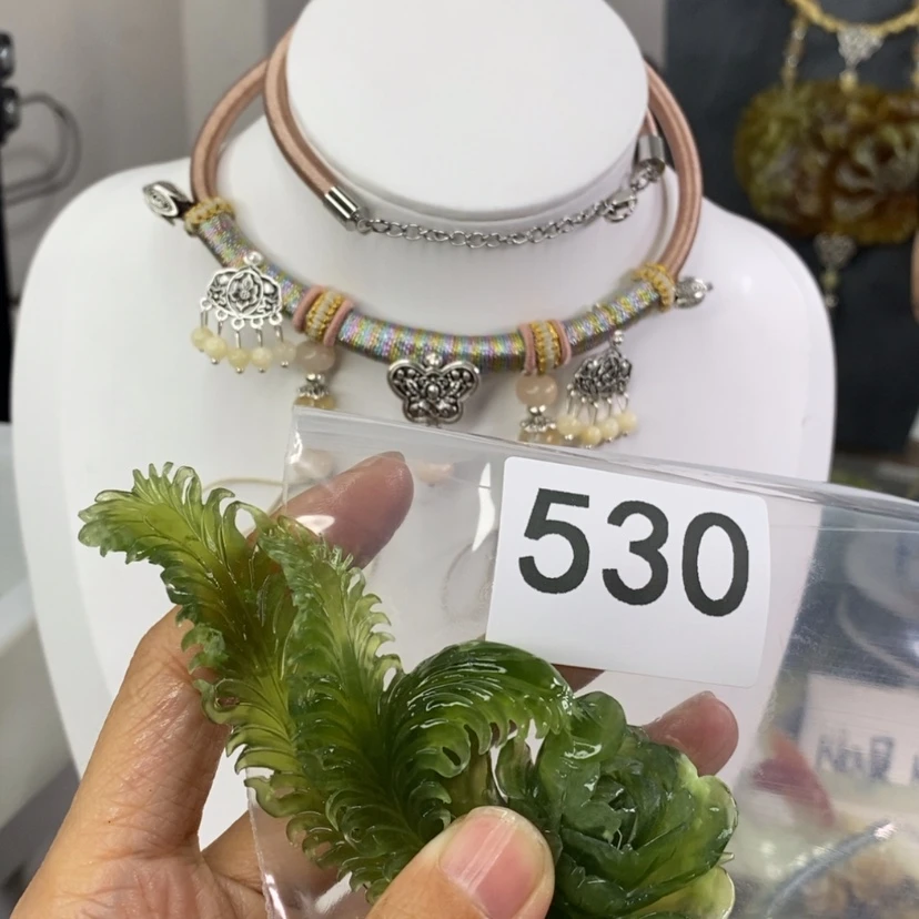 【闪购商品】岫玉发饰合金?*初发簪