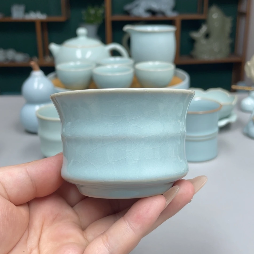 作***中瓷竹节杯张君老师不带礼盒