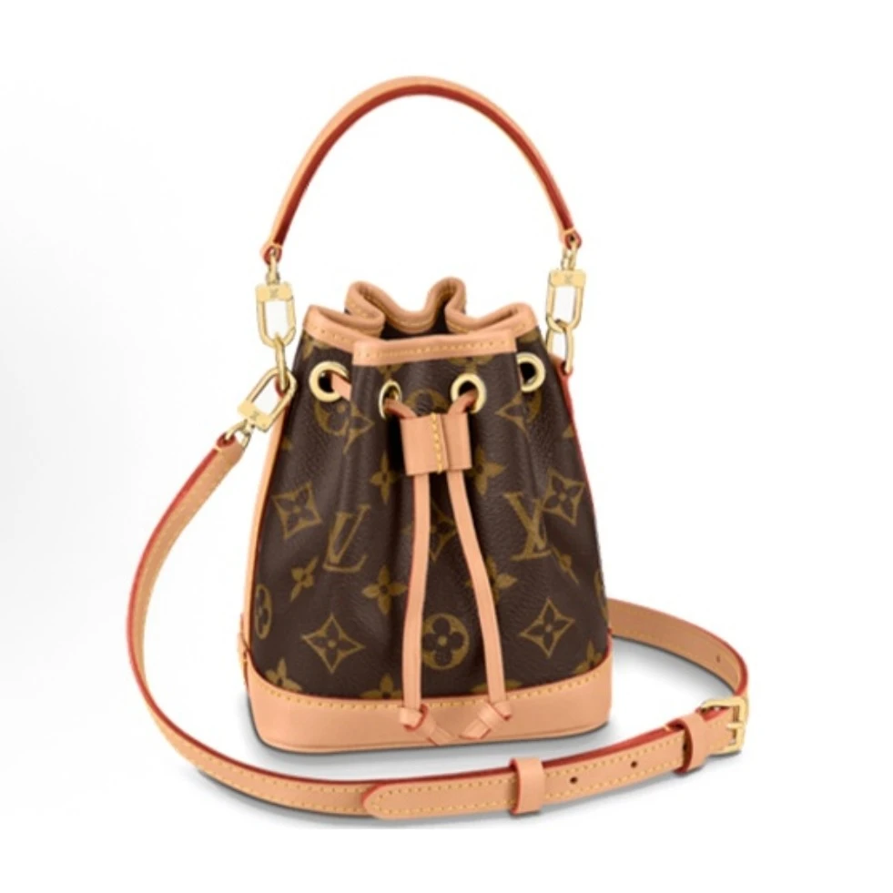 95新 LouisVuitton/路易威登 LV芯片水桶包nano单肩女包 12823600