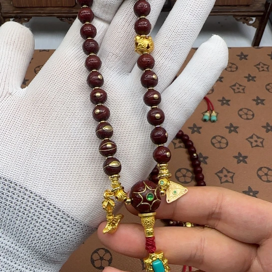 凤眼菩提吊坠凤眼金钉手持8.8满配蓝