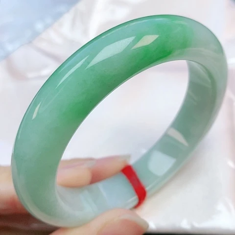 未镶嵌手镯翡翠54圈口882782