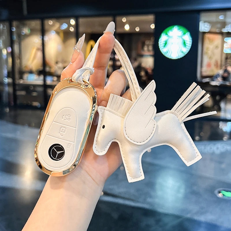 2025款奔驰通用钥匙套高档车载glc300e300lc260lc车钥匙套保护套