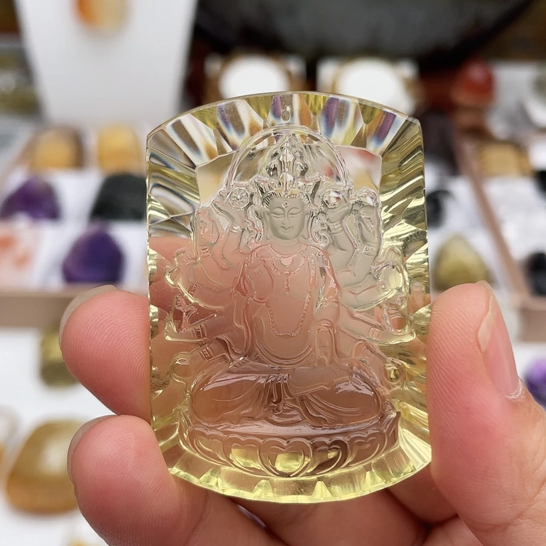 水晶颈饰未镶嵌定制