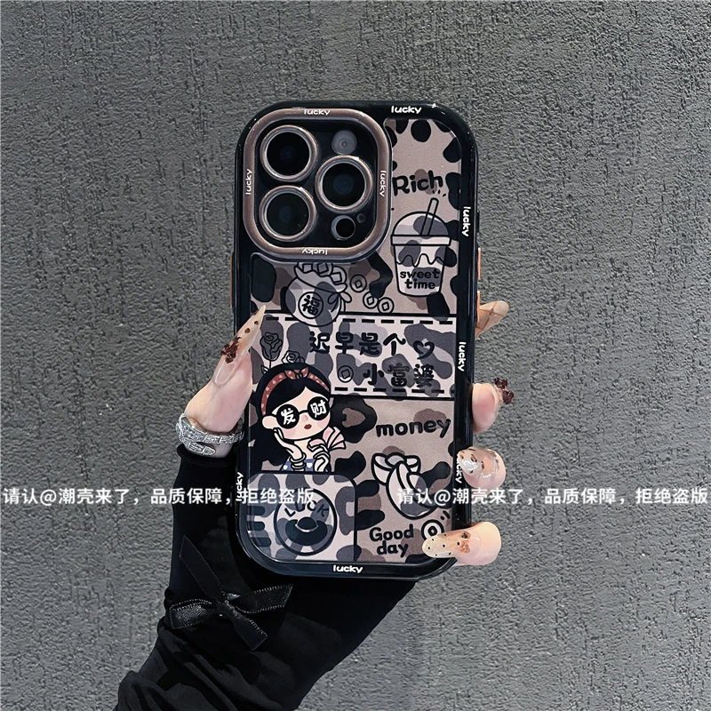 奶油壳适用苹果17/iPhone/华为荣耀/OPPO/VIVO/小米/手机壳爆款潮