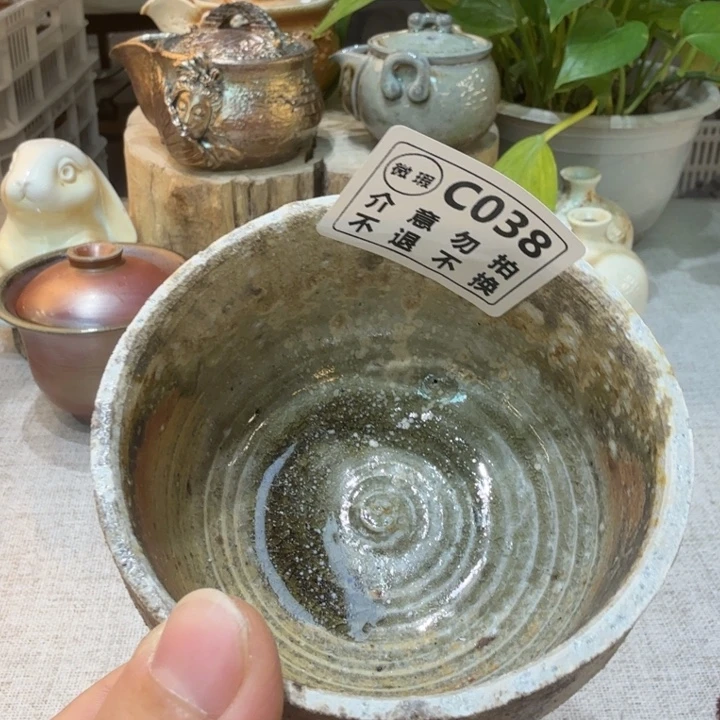 陶盘柴烧福利心哦多多