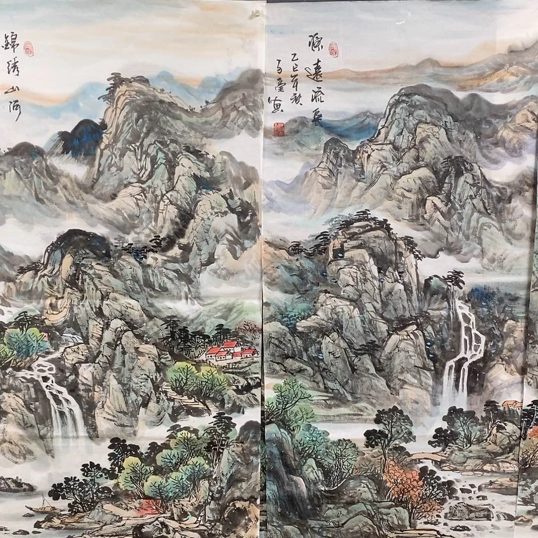 用***1国画平价书画冯子豪70/140