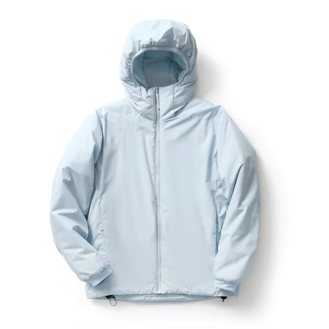 阿=童+木棉服男女通用款（无LOGO）防风防水保暖冬季户外情侣连帽