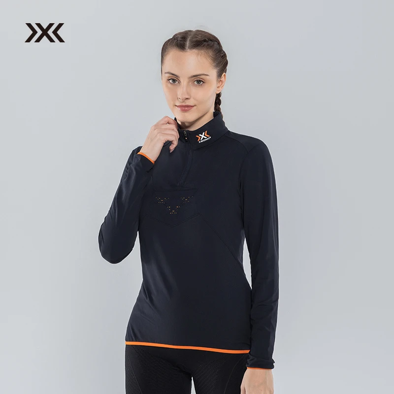 X-BIONIC  RACCOON半拉链套头衫 女款长袖休闲休闲弹力XJW-23858