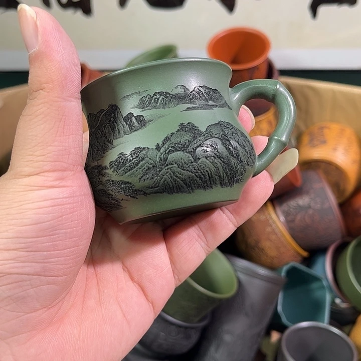 茶杯紫砂全手工紫砂主人杯