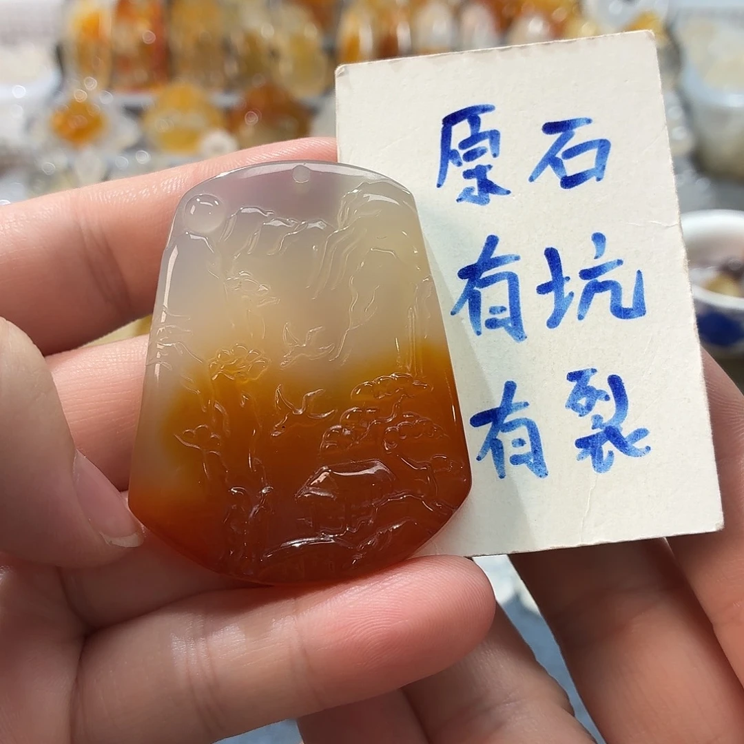 玛瑙/玉髓未镶嵌颈饰