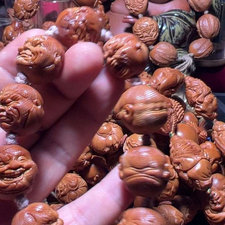 嘉***塞橄榄核手串/手链钻石恶僧