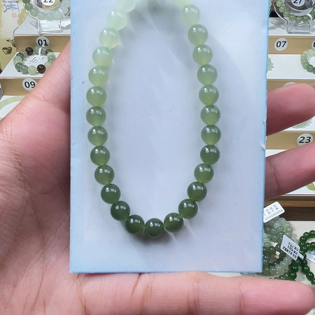 秃***吗和田玉未镶嵌手链