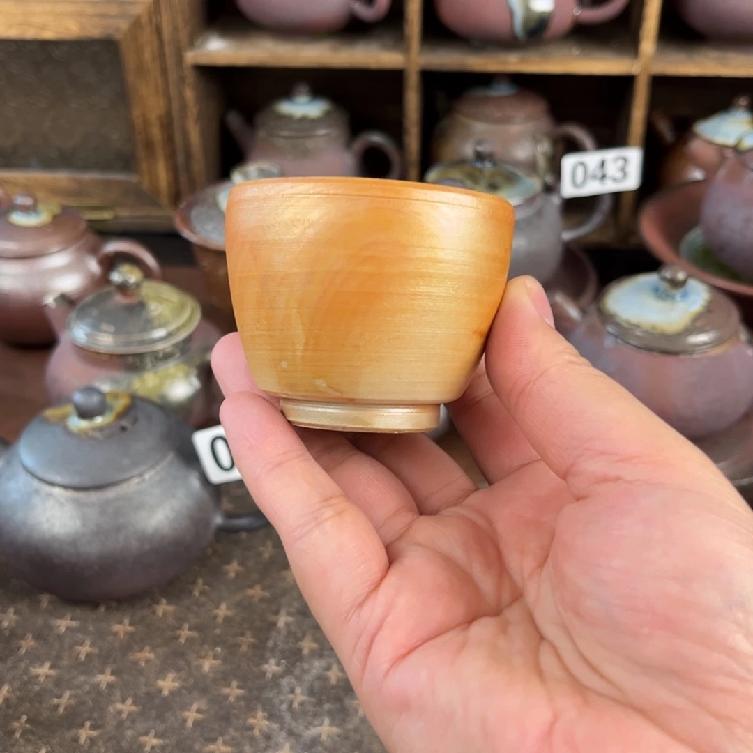 柴烧柴烧茶器主人杯子
