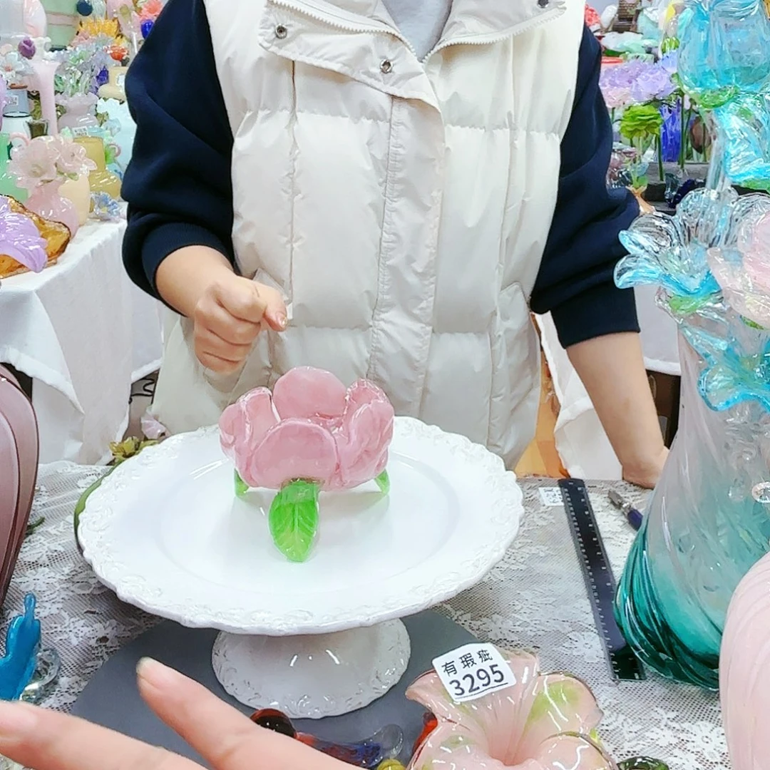 福利不退不换琉璃花瓶艺术品