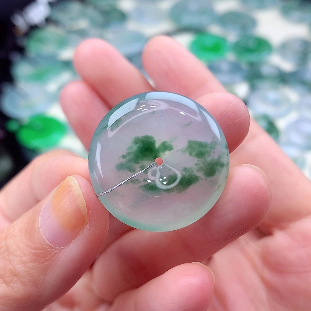 颈饰未镶嵌翡翠编号91-尺寸25/6