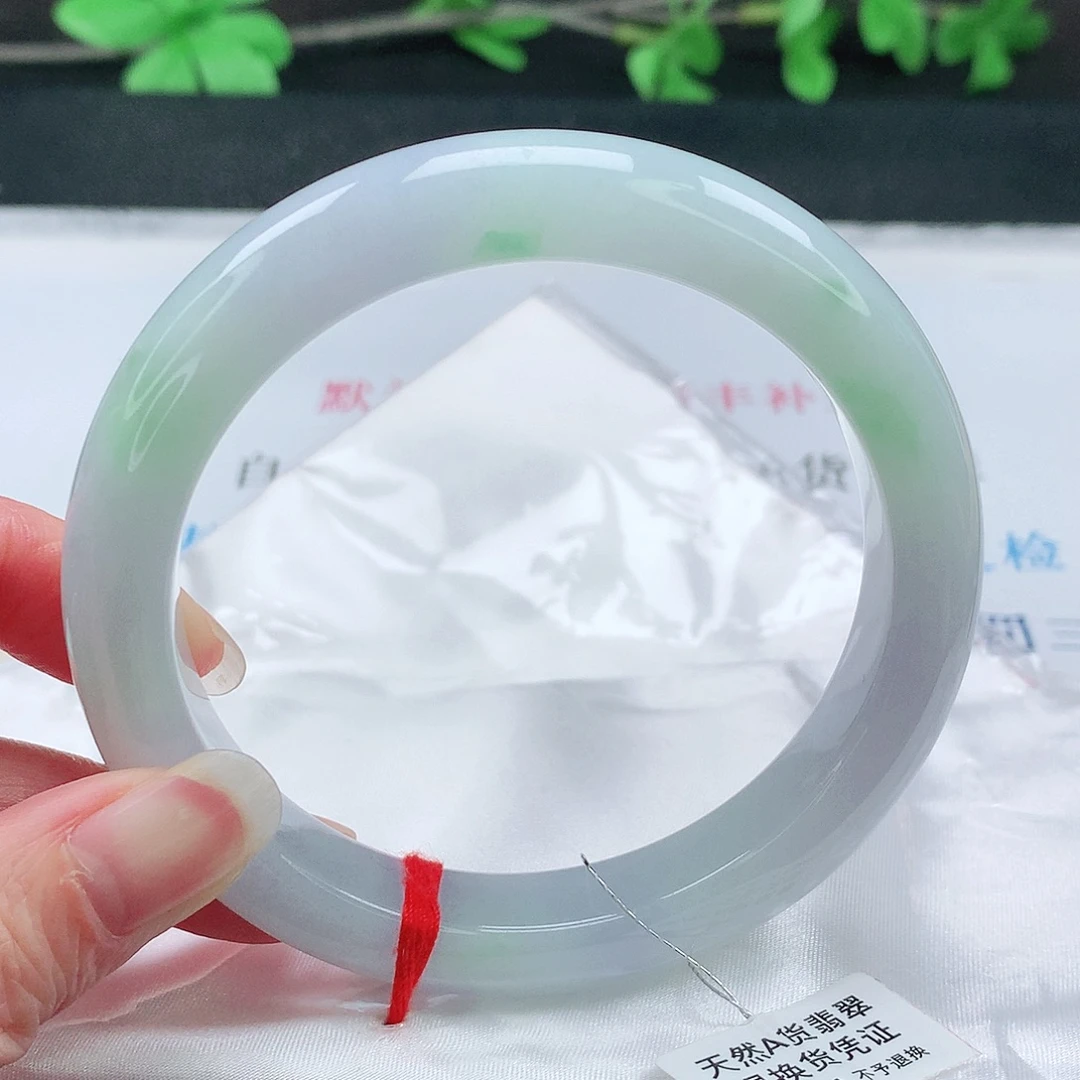 翡翠未镶嵌手镯62.5圈