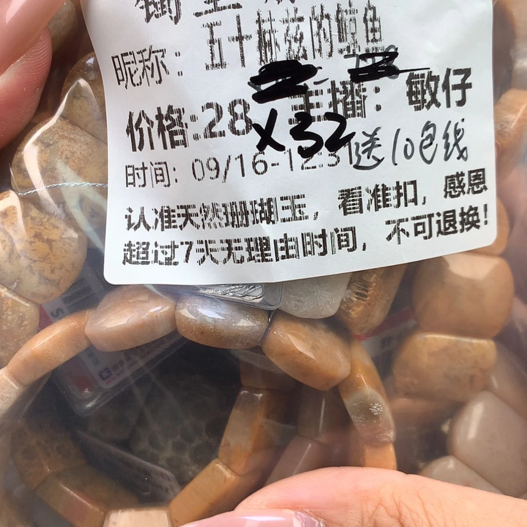 【闪购商品】颈饰未镶嵌硅化珊瑚（珊瑚玉）五****鱼