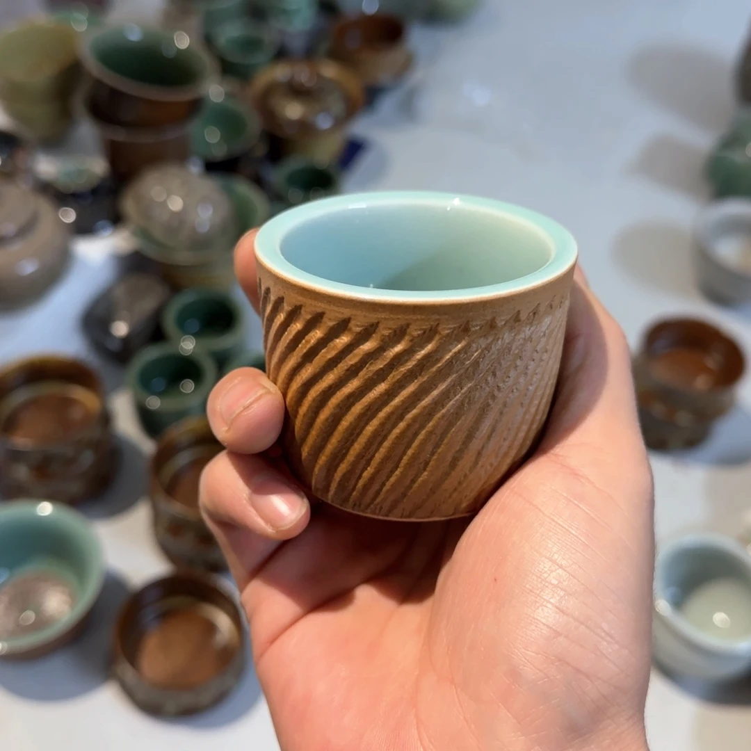 小金茶具青瓷茶器