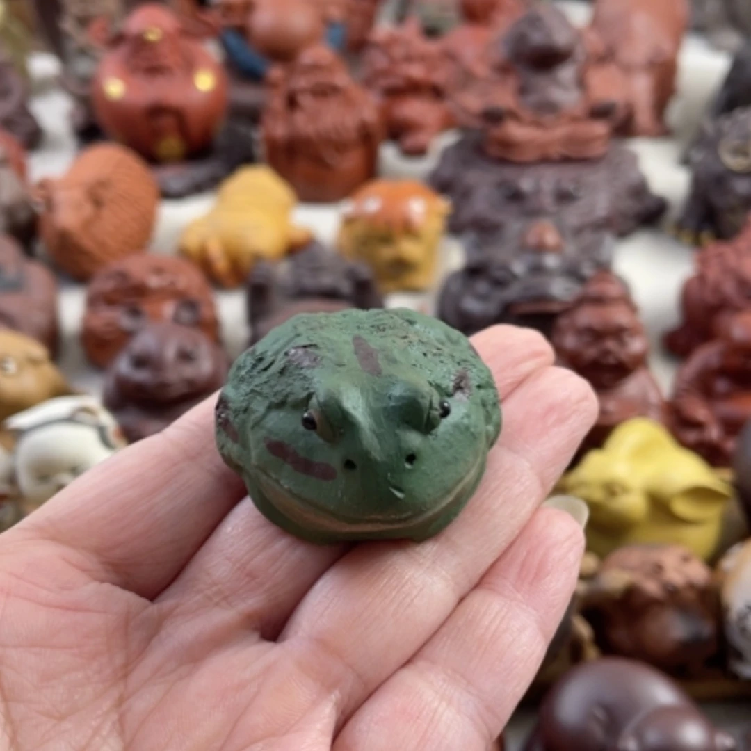 【闪购商品】紫砂茶宠紫砂角蛙