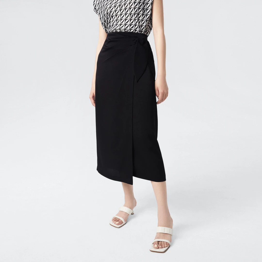 【丽公主专属】春夏款气质高级感不规则裙子女半身裙LW01163