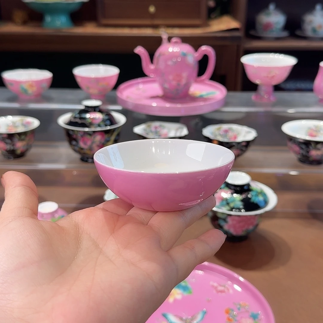 珐琅彩主人杯茶具系列