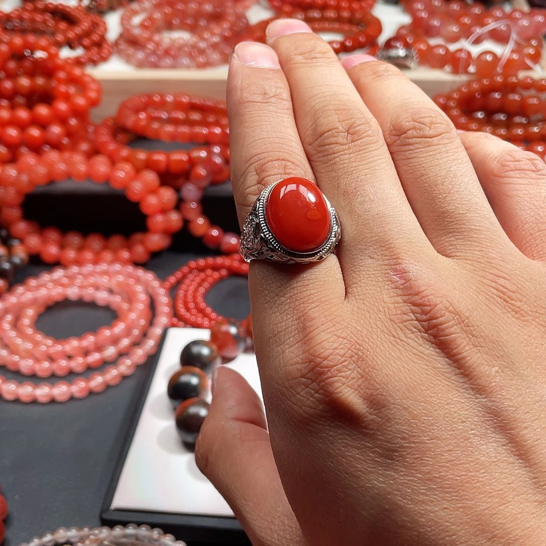 手链未镶嵌南红玛瑙