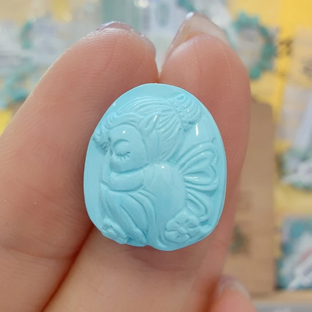 绿松石未镶嵌珠宝奇石