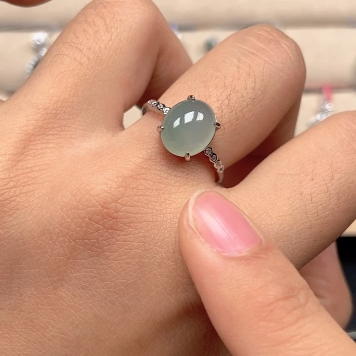 翡翠未镶嵌戒指戒指