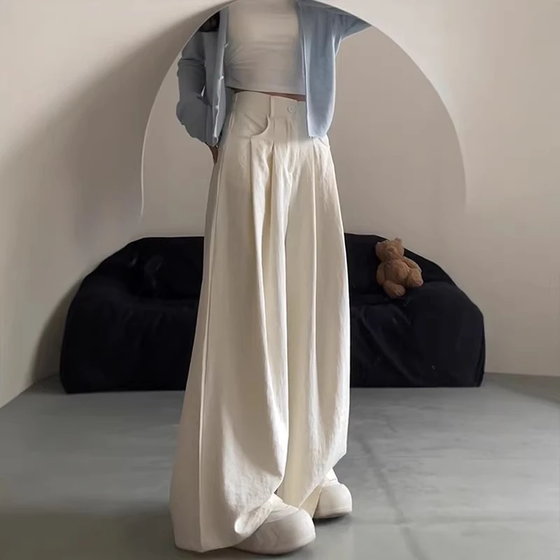 女装洋气时髦气质休闲裤女宽松显瘦梨形身材大码阔腿裤子女款夏季