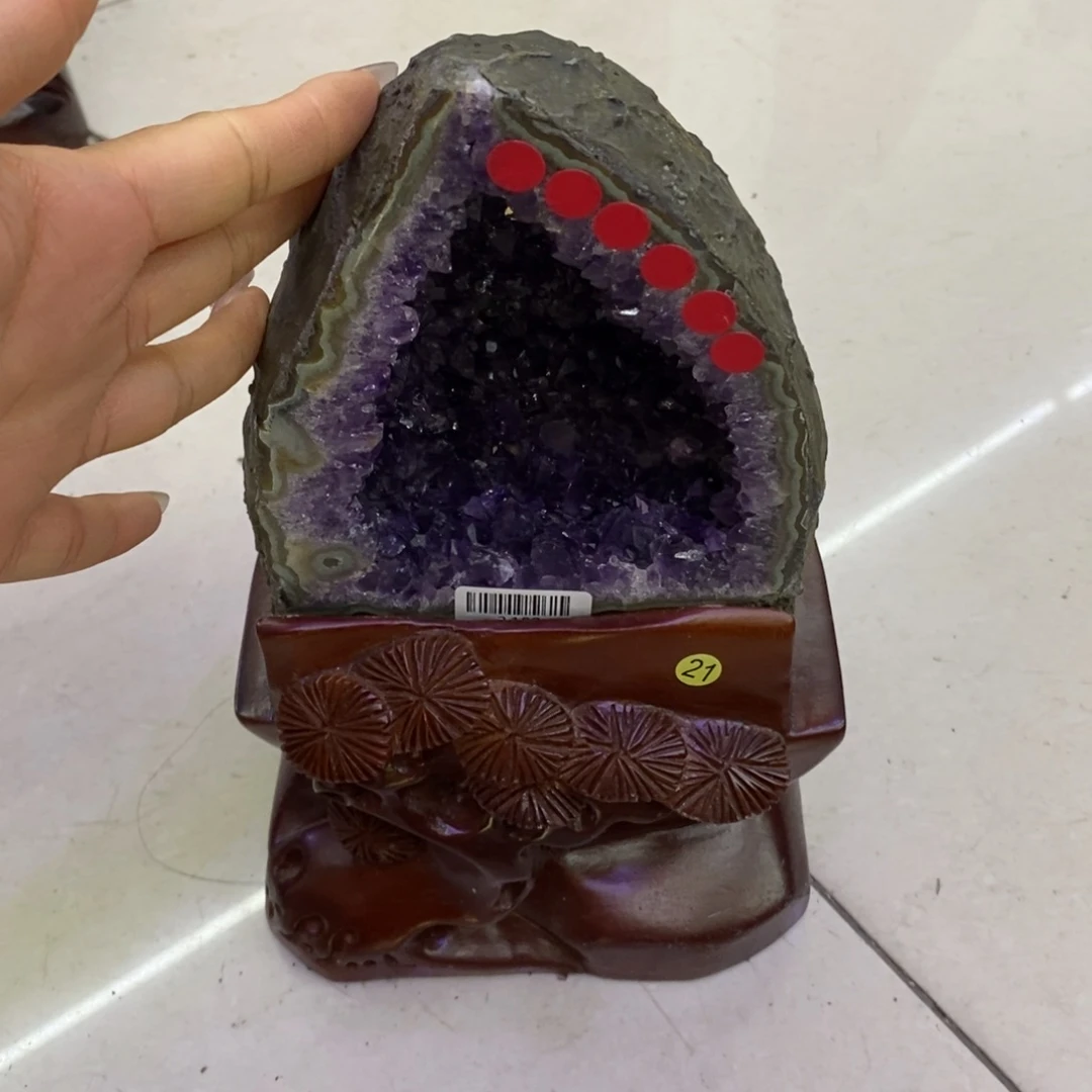 水晶摆件婷未镶嵌