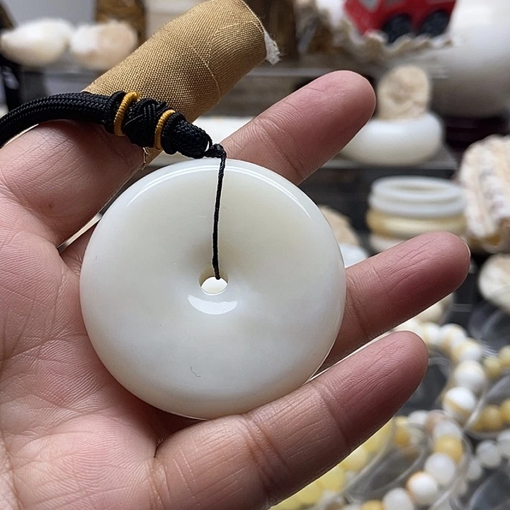 非金属贝壳大平安扣