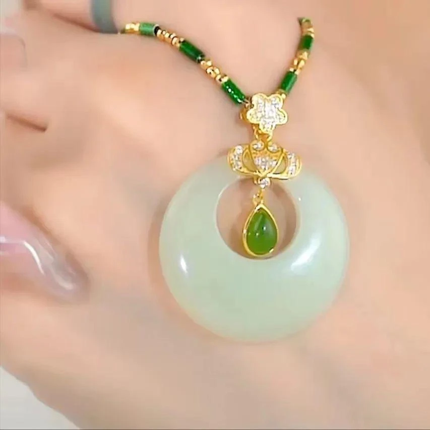 2024新款【平安扣】水滴形高贵高档气质妈妈款爆款