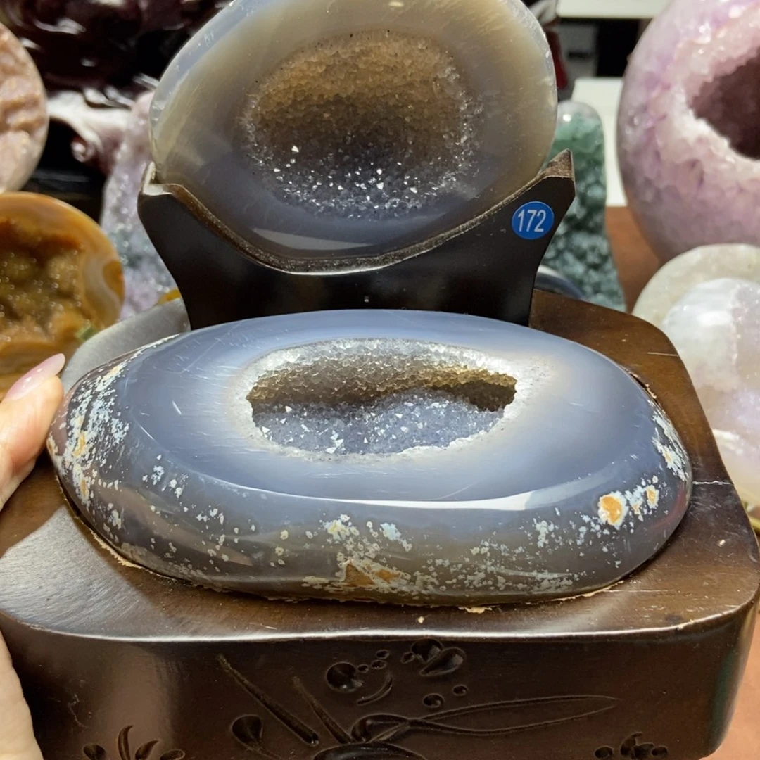 未镶嵌紫晶摆件水晶