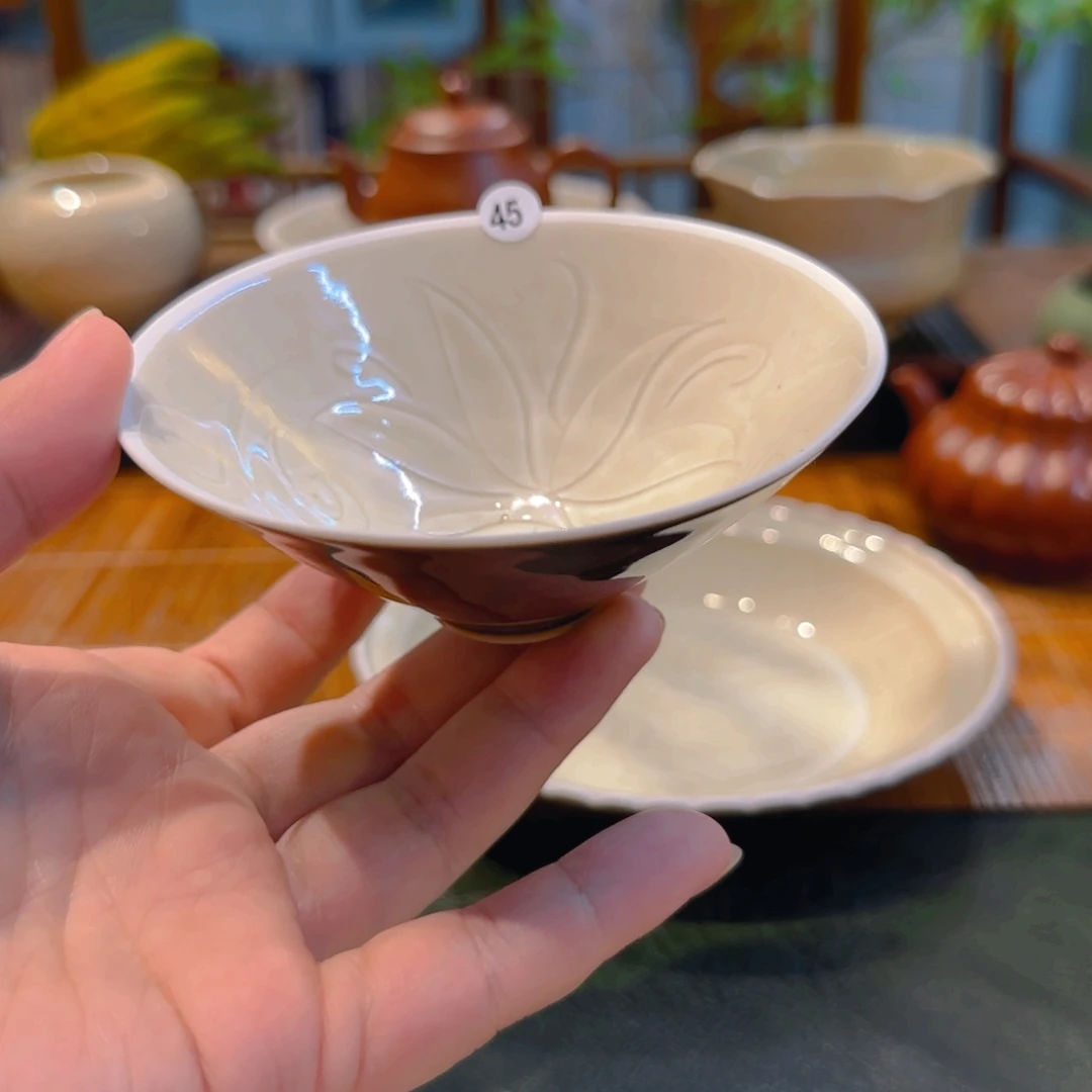 顾***乙仿古斗笠 45号莲纹666666