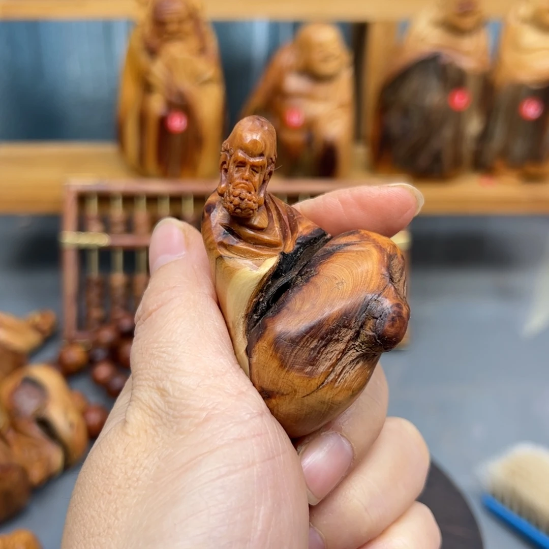 柏木崖柏木摆件手把件，78