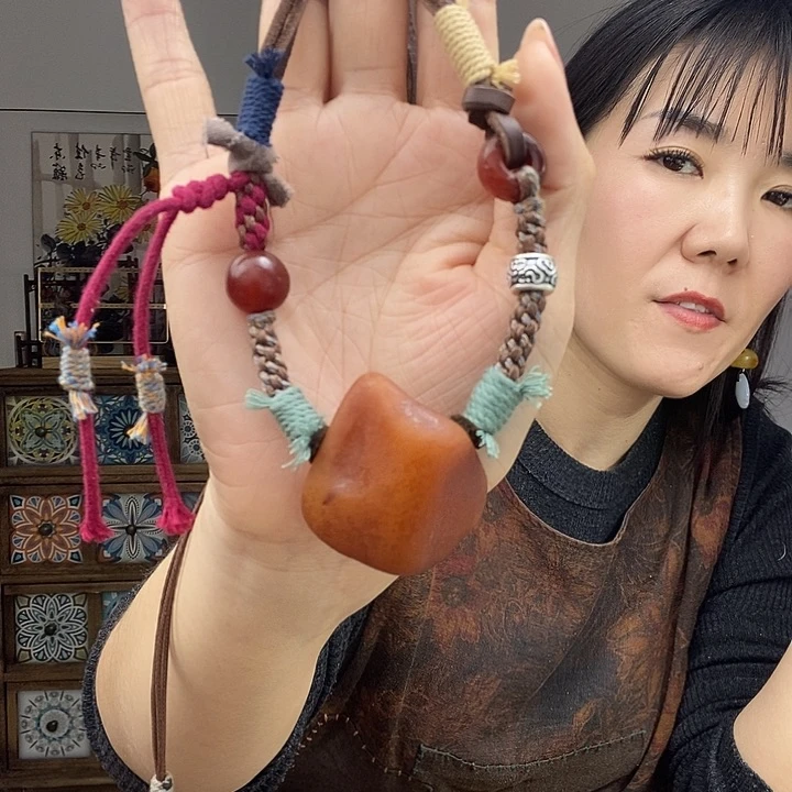 蜜蜡项链未镶嵌项链