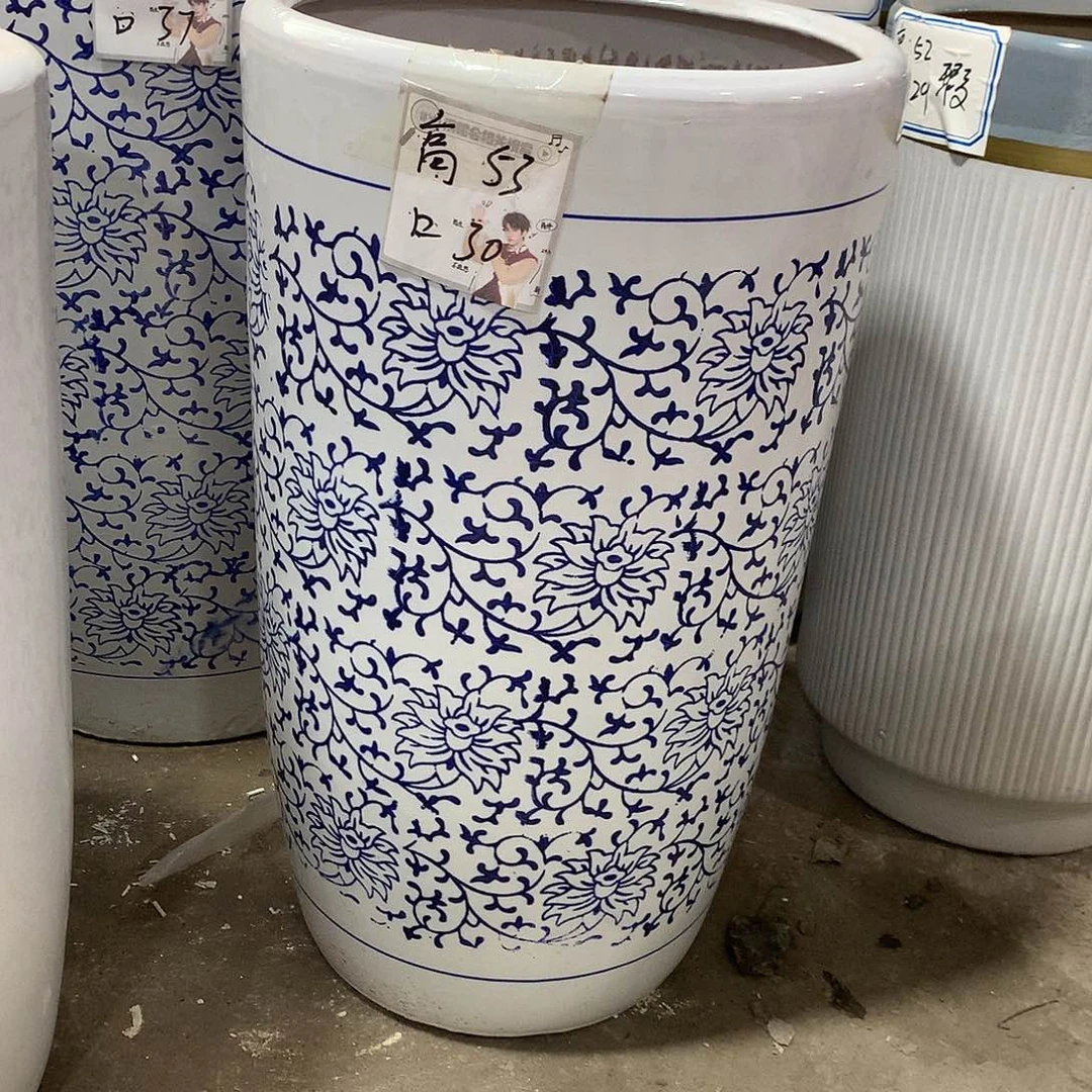 高温陶瓷花盆微瑕