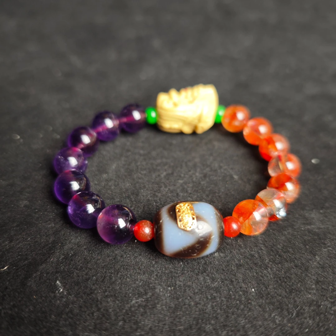 非金属皮质手链 【静文】九紫大运周全手链/条W16ZJH-1912