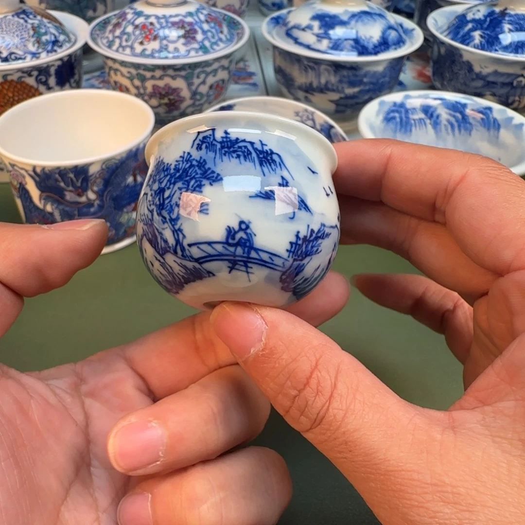 纯手工纯手绘茶具石头16